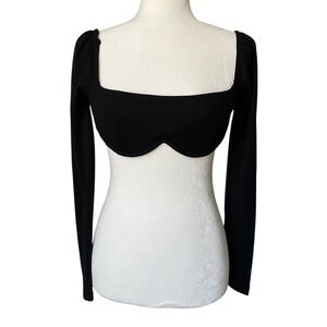 Princess Polly Under Wire Bra Cropped Long Sleeve